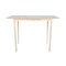 International Concepts Rectangle Table with Butterfly Extension, Unfinished, 32 in W, 48 in L, 42 in H, Wood, Unfinished K-T32X-342T - alternate 2